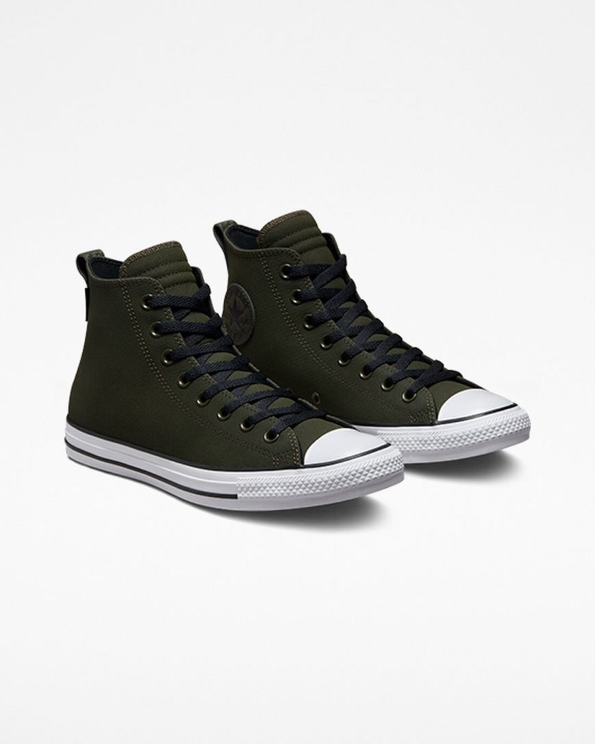 Zapatillas Altas Converse Chuck Taylor All Star TecTuff Hombre Verde Oliva Verde Blancas Negras | PE E2L740